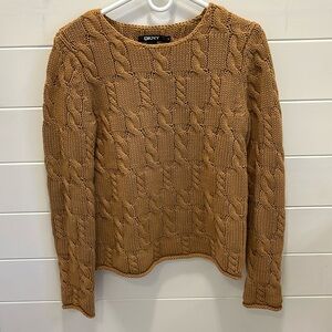 DKNY Chunky Cable Knit Sweater S